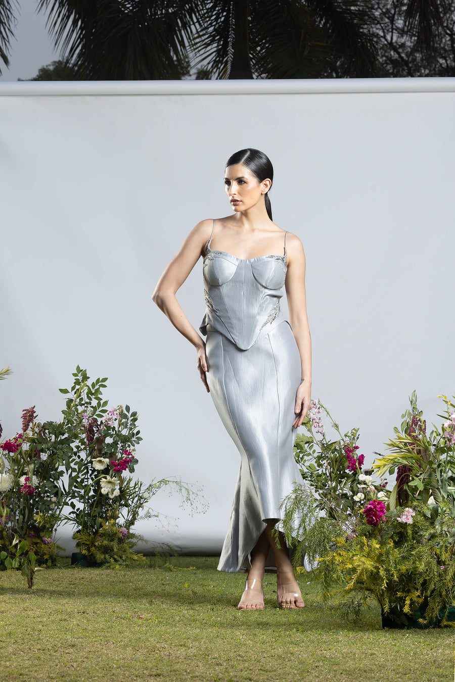 Silver like a secret Co-ord set