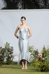 Silver like a secret Co-ord set