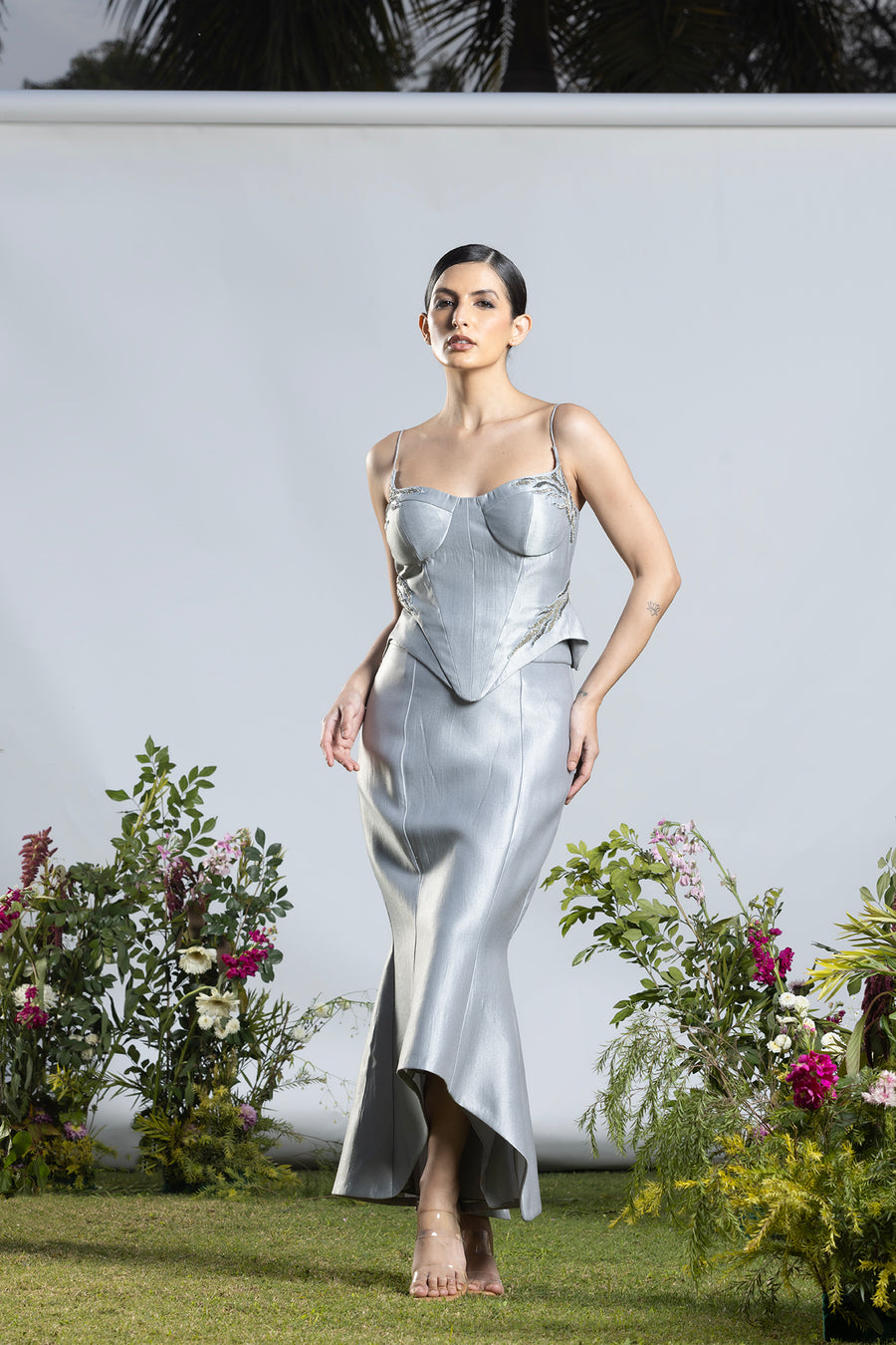 Silver like a secret Co-ord set