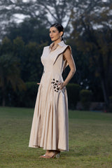 The sand dune leopard dress