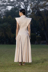 The sand dune leopard dress