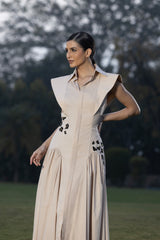 The sand dune leopard dress