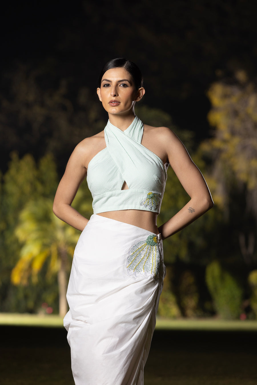 Sea Whispers drape Co-ord