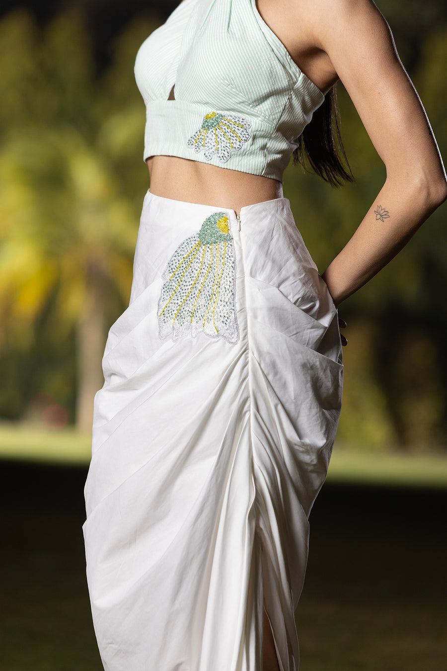 Sea Whispers drape Co-ord