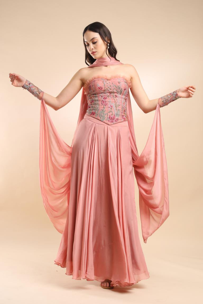 Ethereal Whispers in Pink Coral