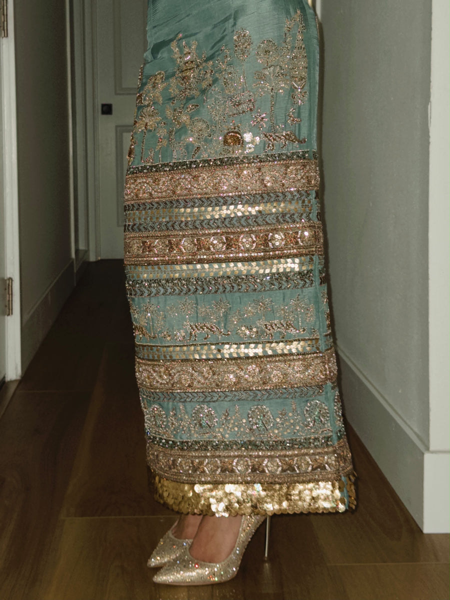 Royal Kadamba Bandage Dress