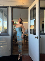Royal Kadamba Bandage Dress