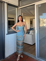Royal Kadamba Bandage Dress