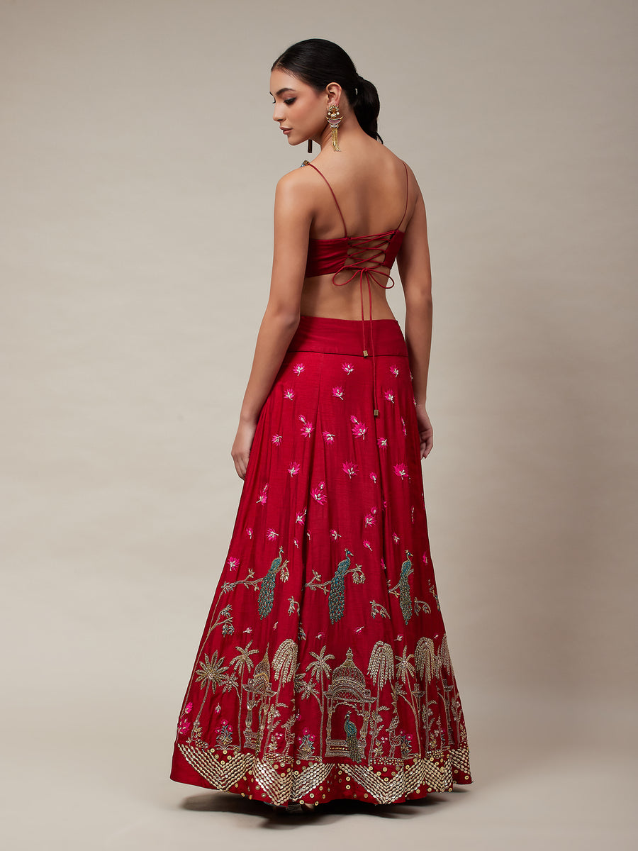 Mayura Pichwai Lehenga