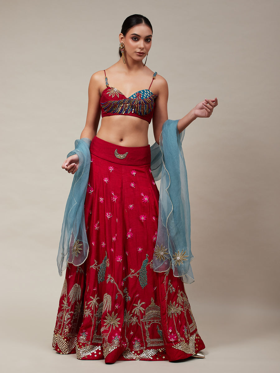 Mayura Pichwai Lehenga