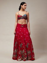 Mayura Pichwai Lehenga