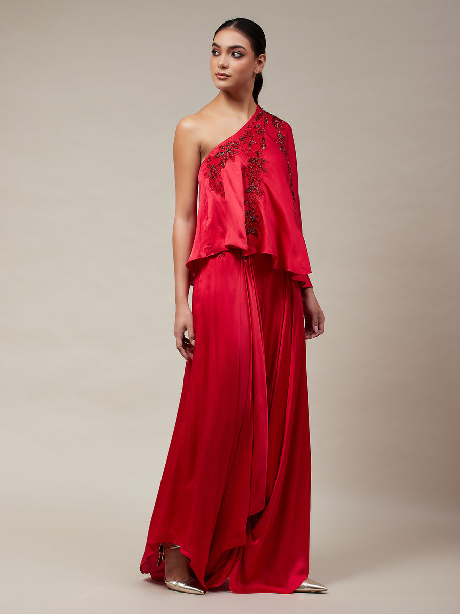 Red Bloom Co-ord