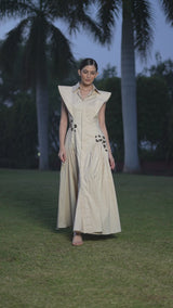 The sand dune leopard dress