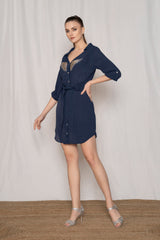 Winged Shirt Dress