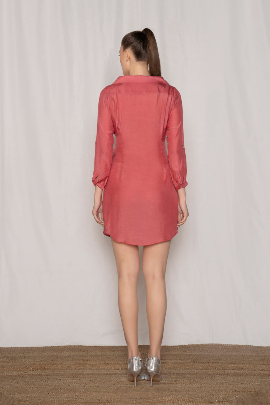 Winged Shirt Dress