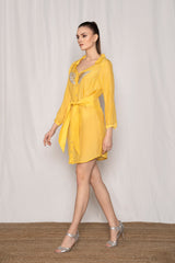 Winged Shirt Dress