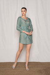 Winged Shirt Dress