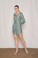 Winged Shirt Dress
