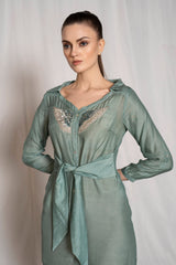 Winged Shirt Dress