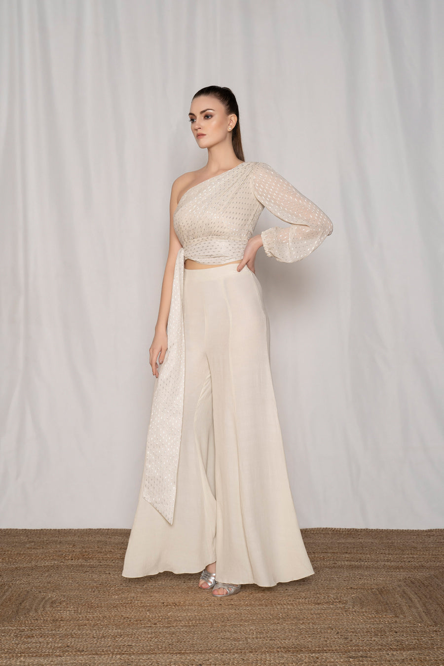 One Shoulder Sash Co-Ord - Neu