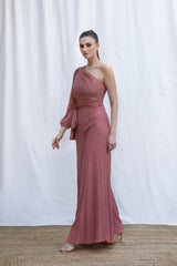 One Shoulder Top With Sash