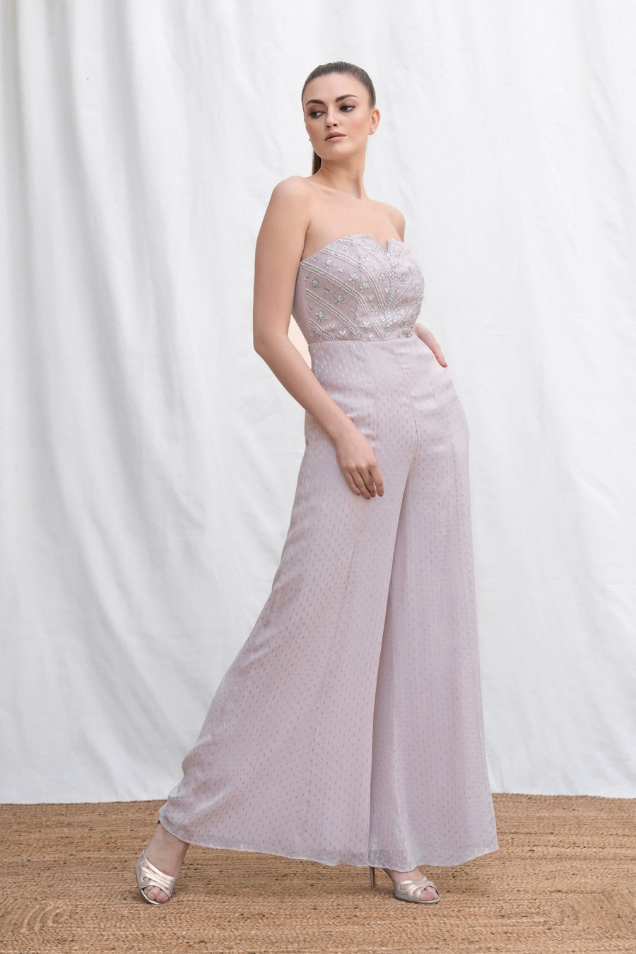Pearls In Ocean Tube Jumpsuit