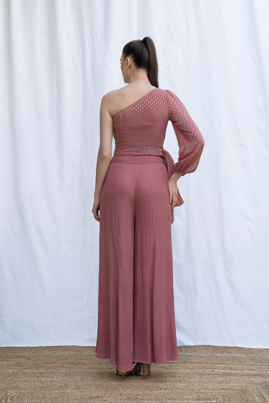 One Shoulder Sash Co-Ord - Ter