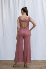Bokeh Cutout Jumpsuit