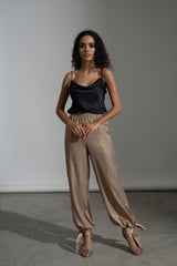 Gold Turk Knots pants