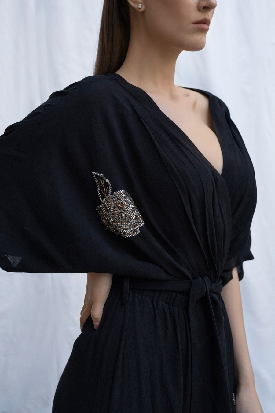 Kimono Rose Jumpsuit