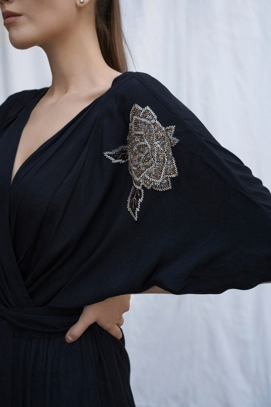 Kimono Rose Jumpsuit