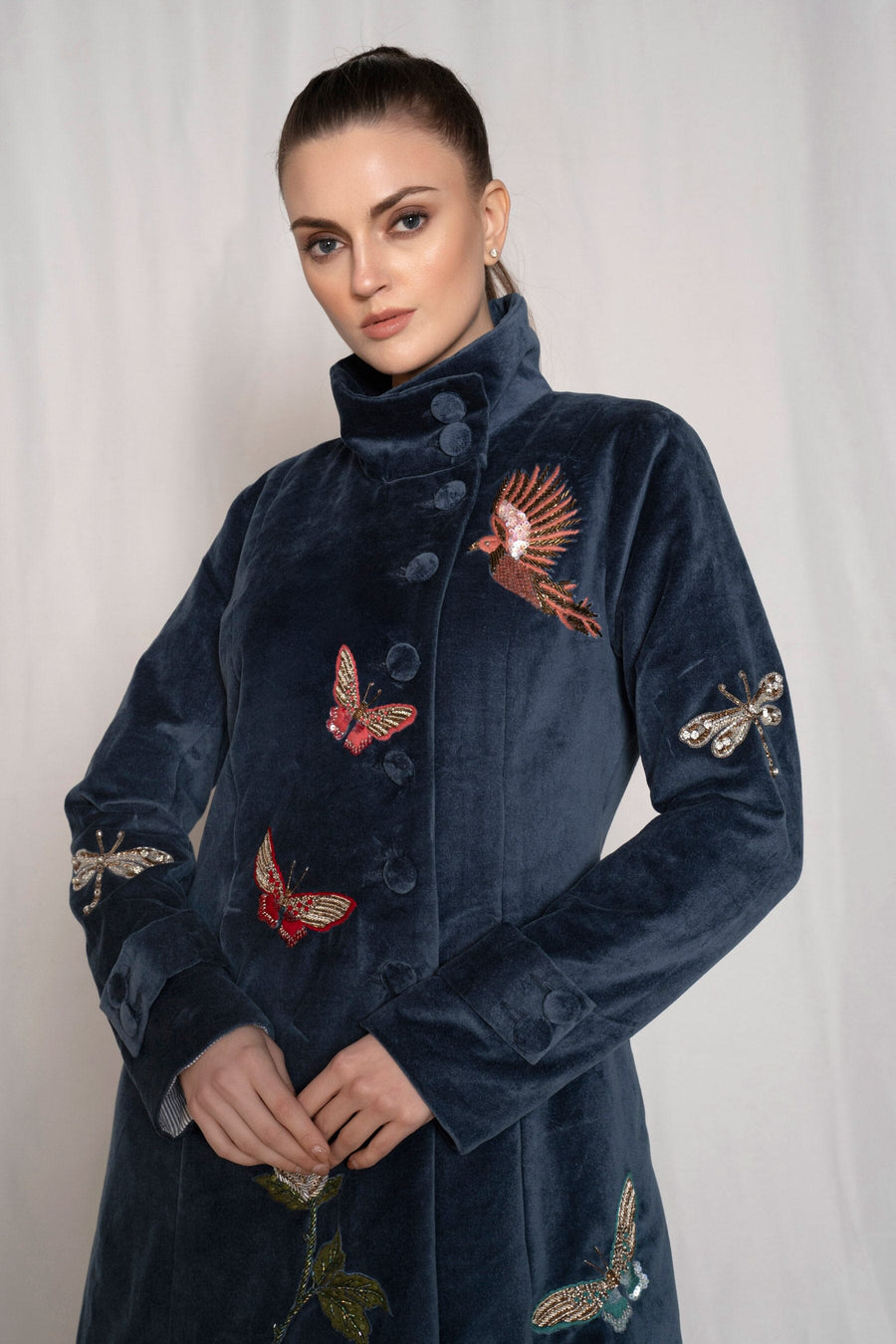 Meadow In Mist Overcoat