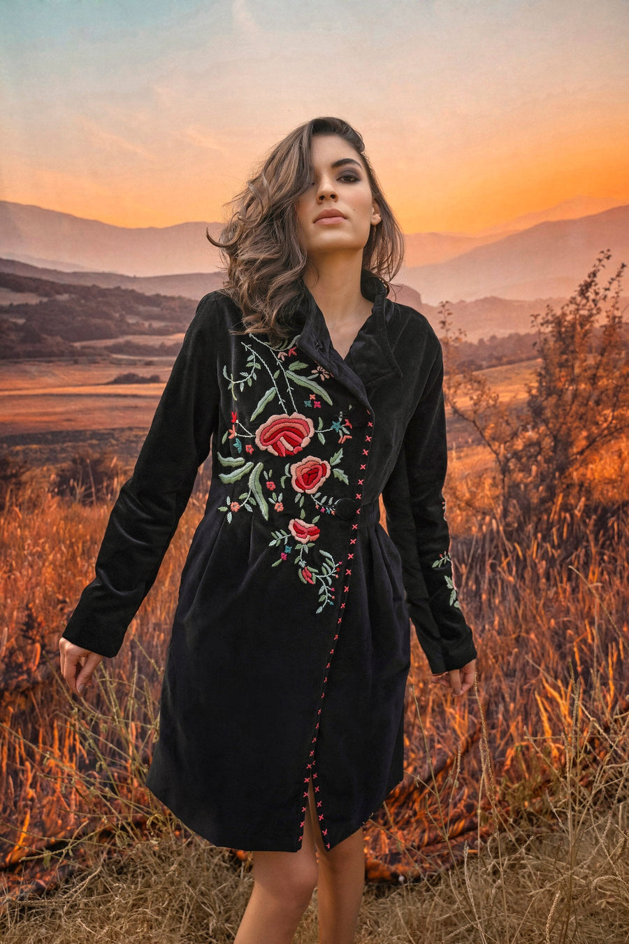 Tokyo Ikebana Overcoat